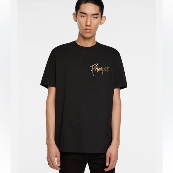 Zara Other - NWOT Zara X Prince beaded Spellout Cotton Tee